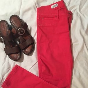 Gap hot pink legging jean size 26/2r